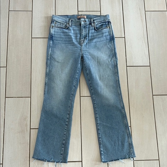 7FAM HW Slim Kick Luxe Vintage Love Soul with Distressed Hem - Picture 3 of 9